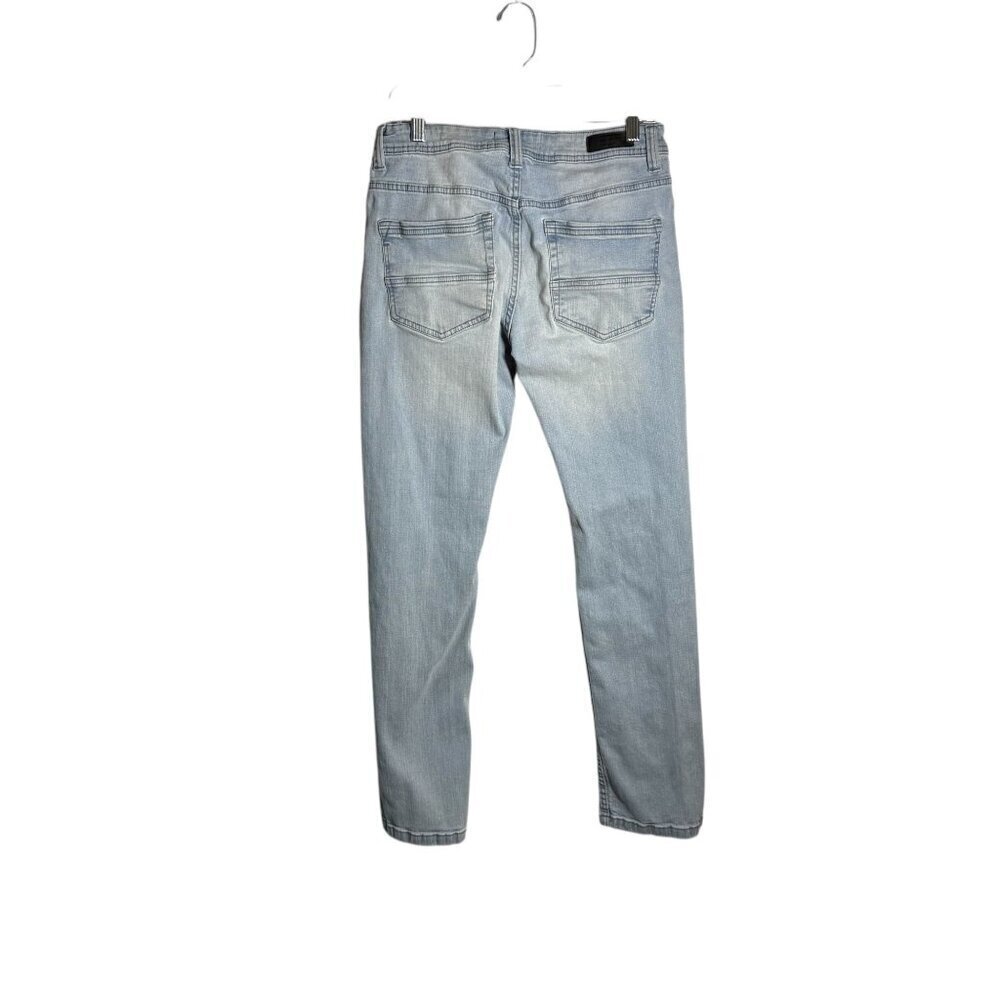 Kenneth Cole Mens Light Wash Denim Jeans Size 32 Straight Leg - Picture 5 of 11